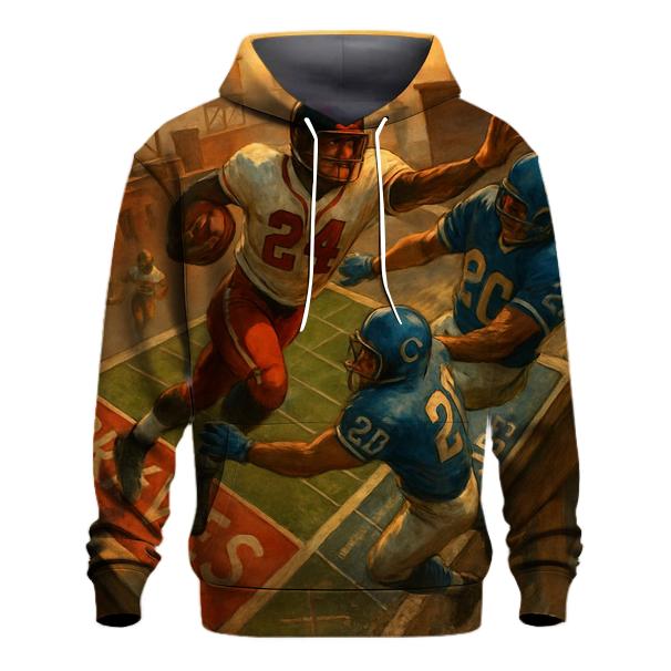 Rooftop End Zone Clash zip-up hoodies