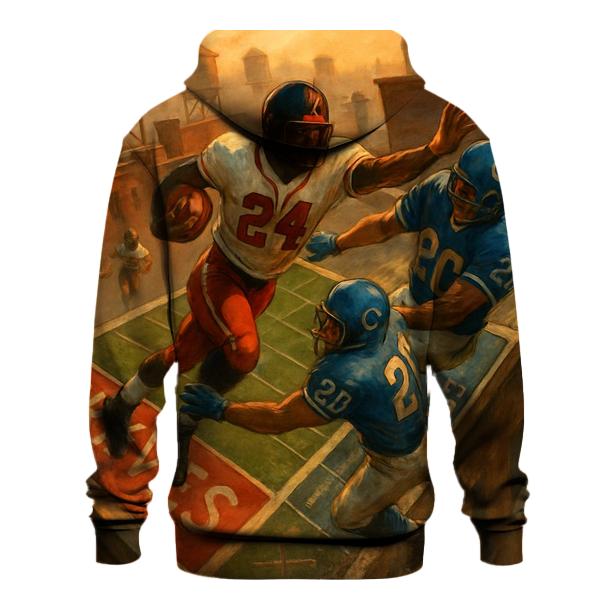 Rooftop End Zone Clash zip-up hoodies