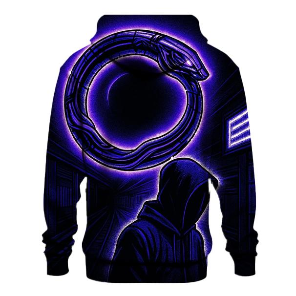 Ouroboros Neon Subway Halo heavyweight hoodies