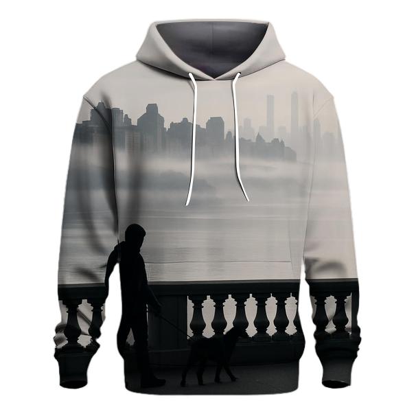Fog Lifting Along The Hudson From Riverside Park Overlook hoodie trends