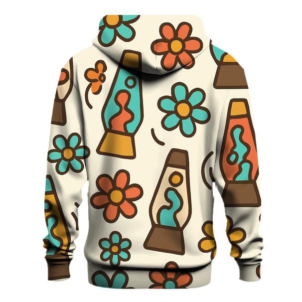 Funky Daisies And Lava Lamps zip-up hoodies