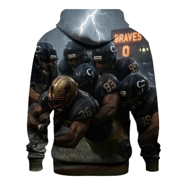 Rainstorm Goal Line Stand pullover hoodies