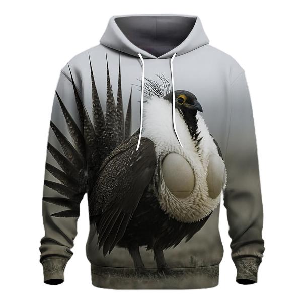 Prairie Drum Sage Grouse Lek premium hoodies