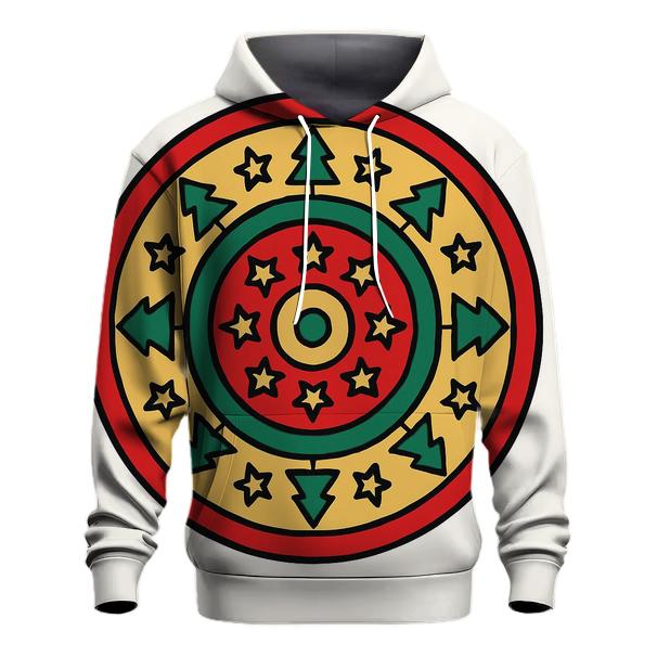 Ornament Mandala Rings zip-up hoodies