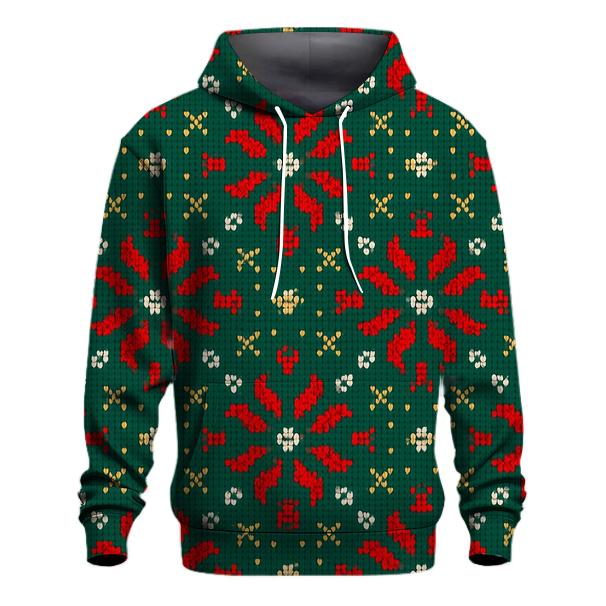 Ornament Pinwheel Carousel Design zip-up hoodies