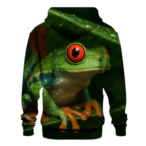 Rainforest Glide Red Eyed Tree Frog designer hoodies