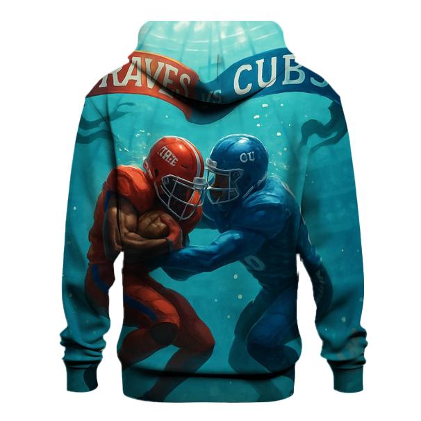 Underwater Stadium Tackle Surge designer hoodies