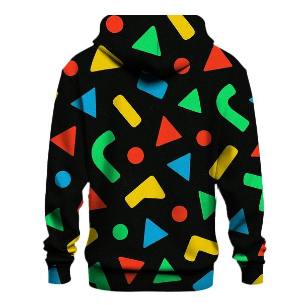 Arcade Carpet Confetti Geometry hoodie designs
