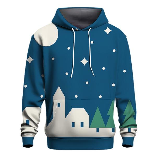 Silent Night Skyline Cutouts hoodie designs