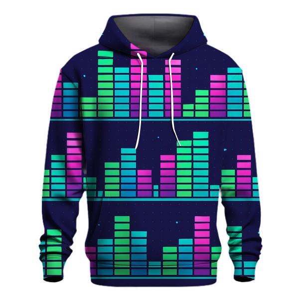 Stereo Equalizer Horizon Bars embroidered hoodies