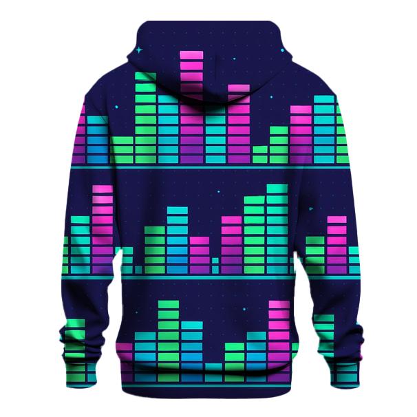 Stereo Equalizer Horizon Bars embroidered hoodies
