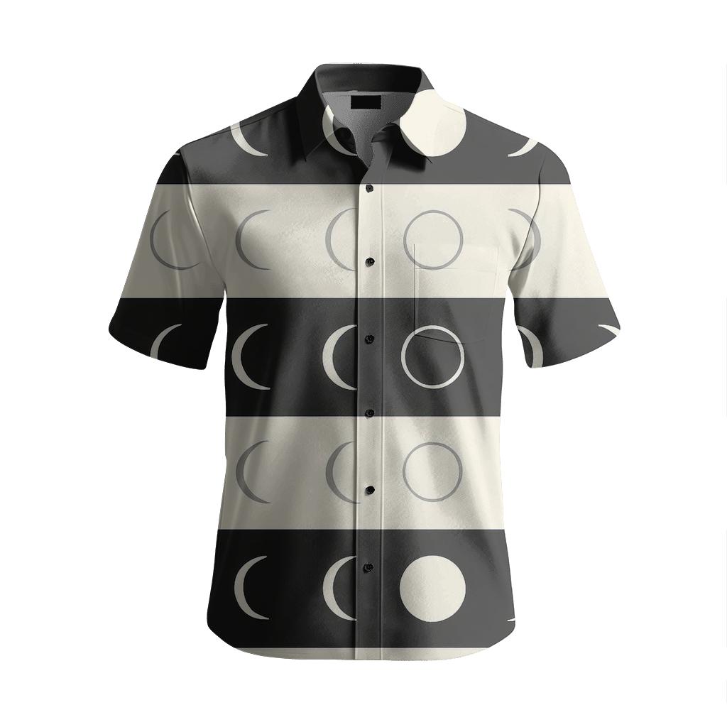 Lunar Phase Stripe Border Repeat premium embroidered apparel