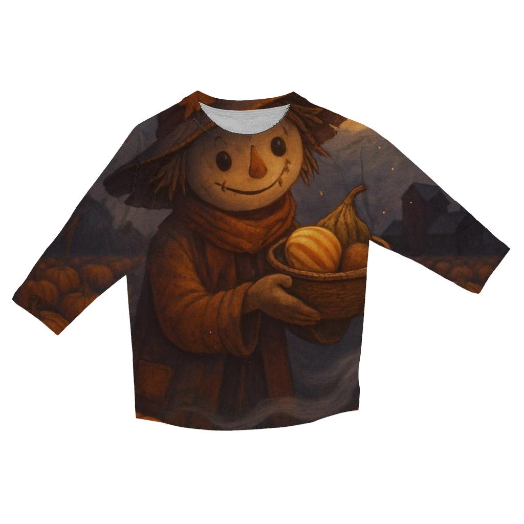 Pumpkin Patch Moonrise Blessing custom 3/4 sleeve shirts