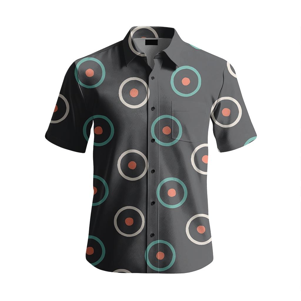 Orbit Ring Polka Medallion Scatter designer stitched shirts