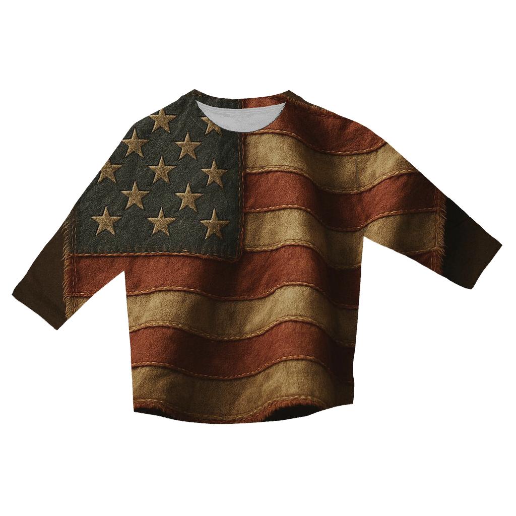 Revolution Patchwork Relic designer 3/4 sleeve blouses