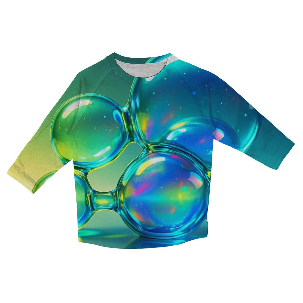 Bubbleglass Horizon Engine casual three quarter sleeve shirts