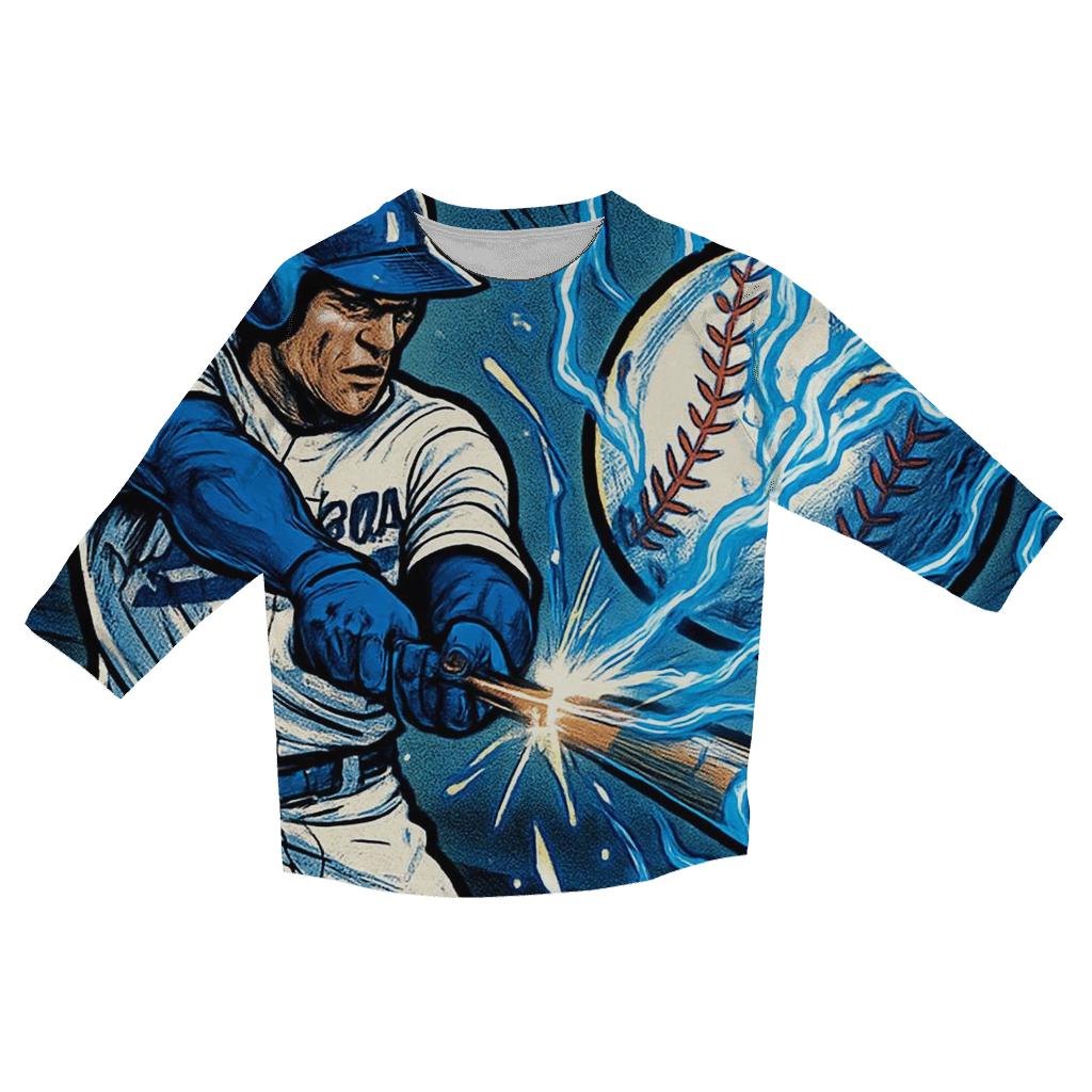 Seamstorm Bat Sparks personalized 3/4 sleeve tees