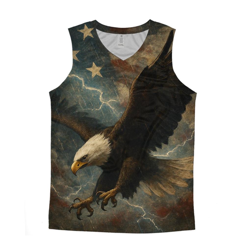 Storm Rider Eagle Banner casual summer tank tops
