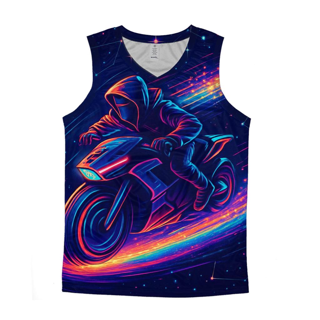 Neon Drift Starboard Racer casual summer tank tops