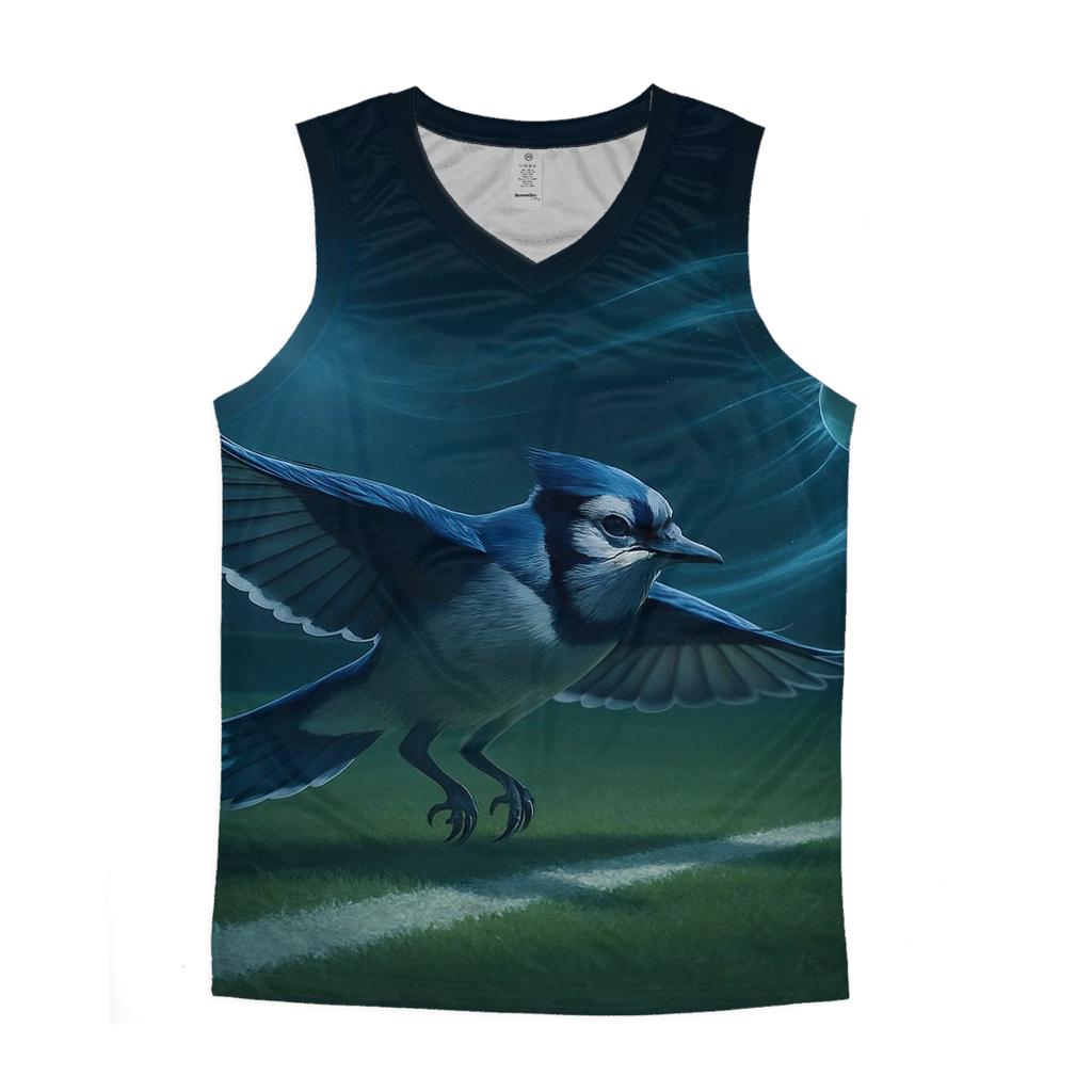 Midnight Outfield Blue Jays Glide trendy fitted tank tops