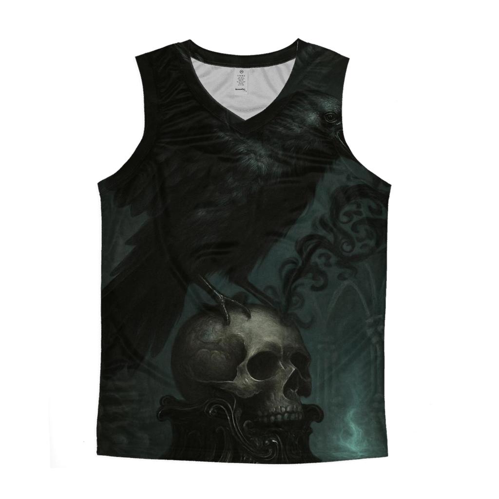 Raven Oracle In The Bone Chapel personalized athletic tanks