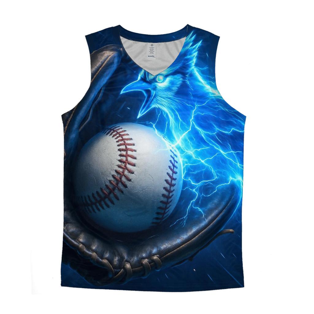 Blue Jays Lightning Catch Frame trendy fitted tank tops