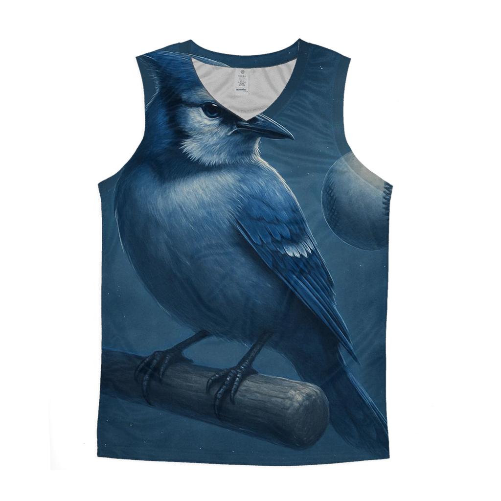 Frozen Focus Blue Jays Perch sports performance tank tops