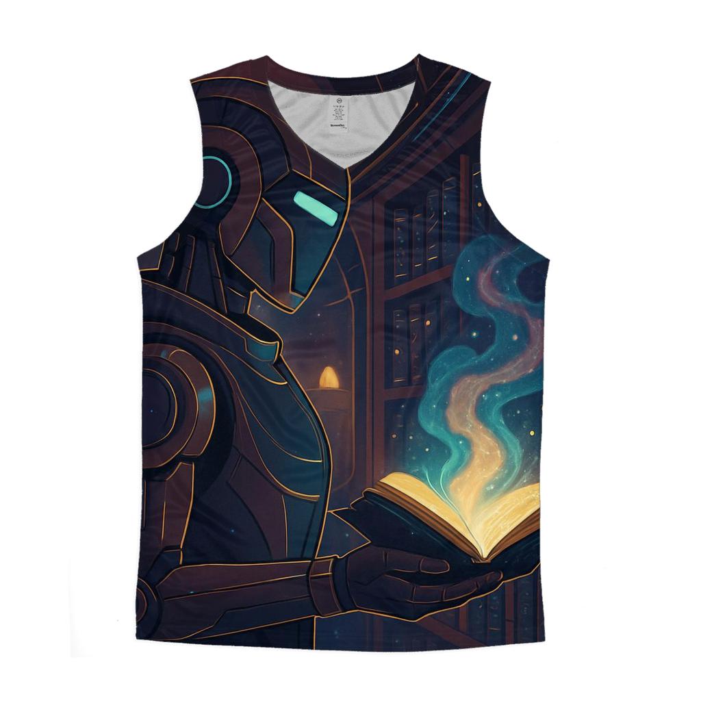 The Library Of Living Nebulas designer workout tanks