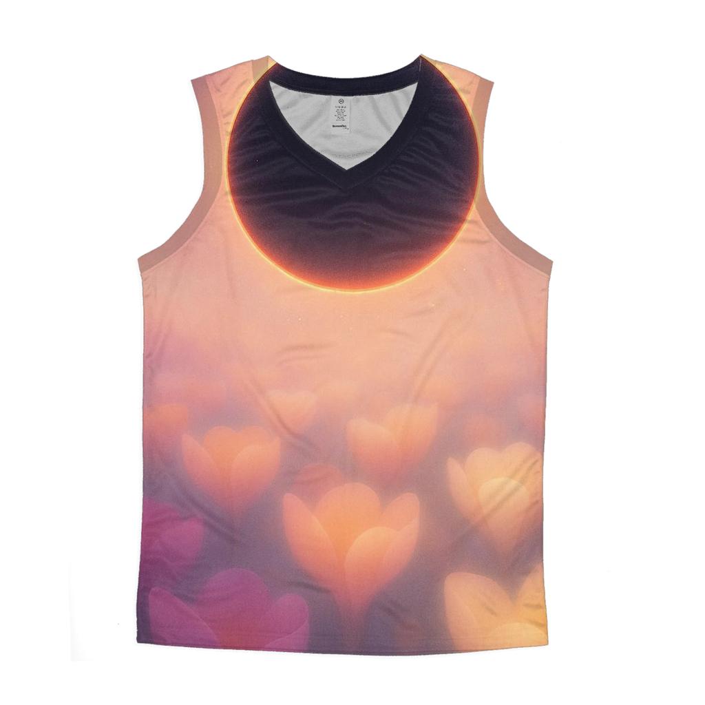 Velvet Eclipse Bloomfield graphic print tank tops