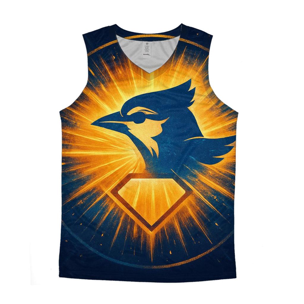 Blue Jays Solar Inning Burst stylish racerback tanks