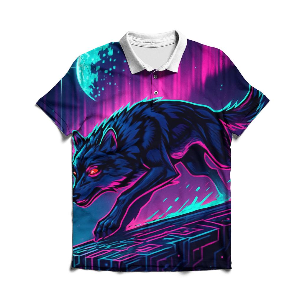 Aurora Circuit Alpha custom polo shirts