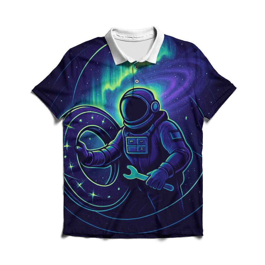The Aurora Engine Constellation premium cotton polo shirts