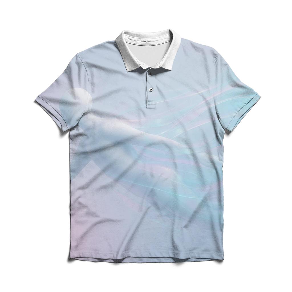 Aurora Marble Drifter personalized polo shirts