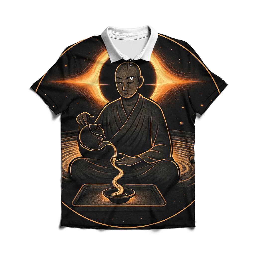 Black Hole Tea Ceremony casual sports polo shirts
