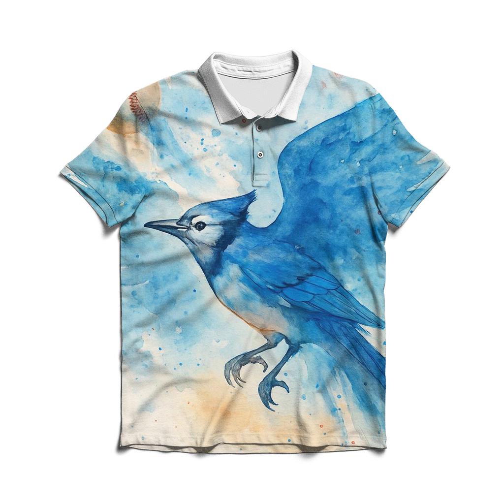 Skybreak Flight With Blue Jays Trajectory classic pique polos