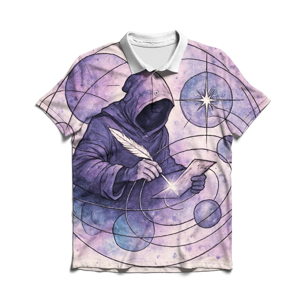 Orbit Map Of The Dream Cartographer designer slim fit polos