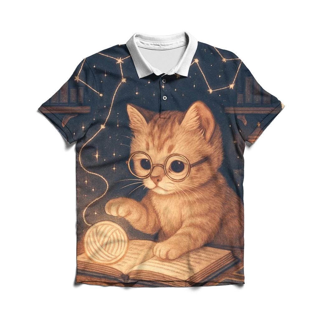 Library Of Floating Yarn Constellations designer slim fit polos