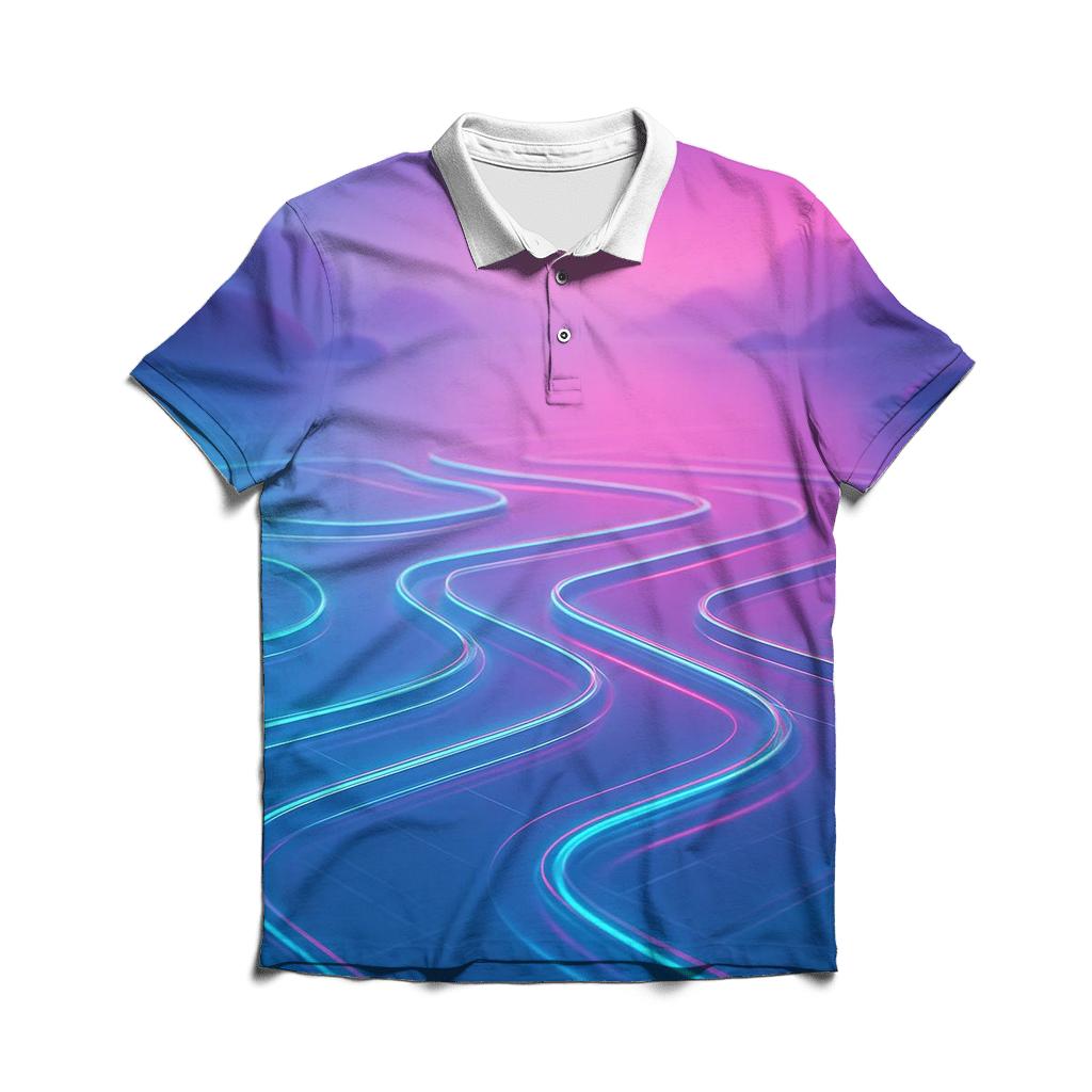 Circuit Lagoon Mirage personalized polo shirts