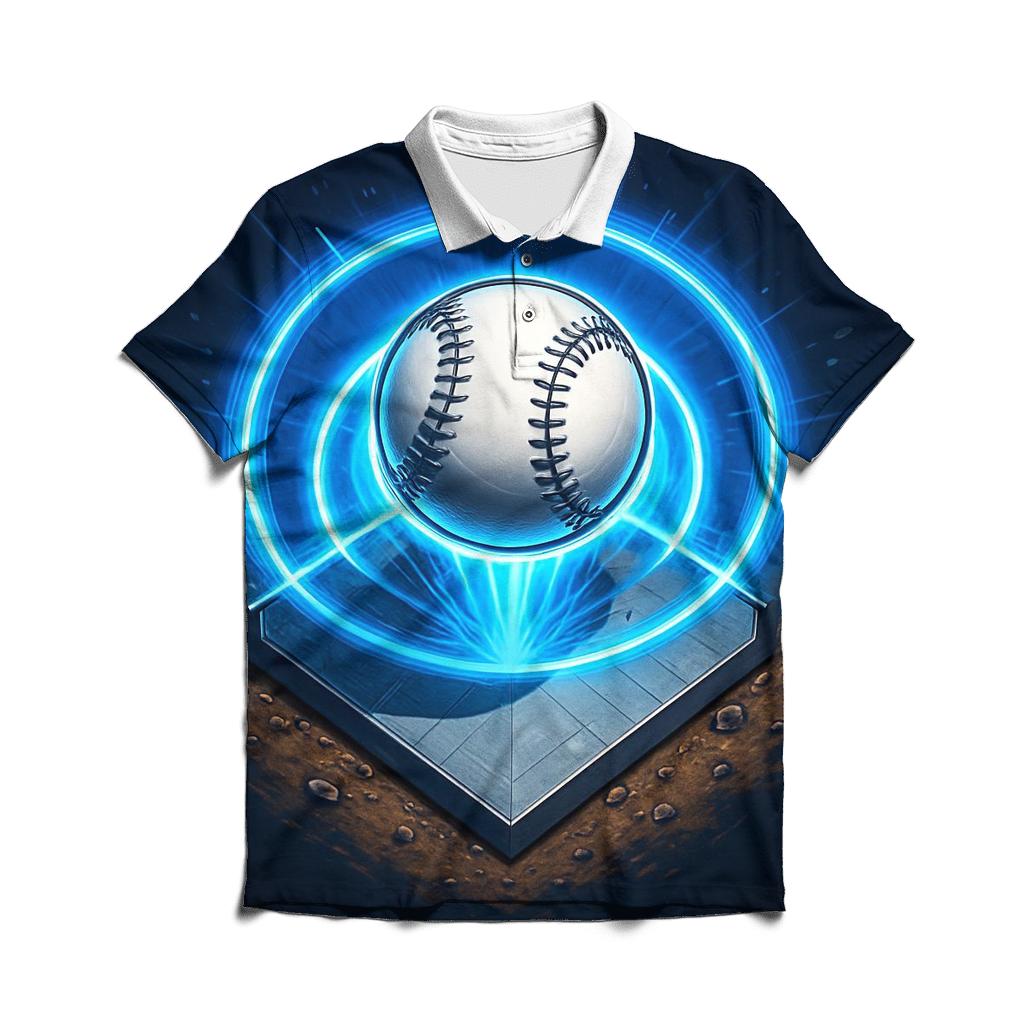 Home Plate Impact Ring premium cotton polo shirts