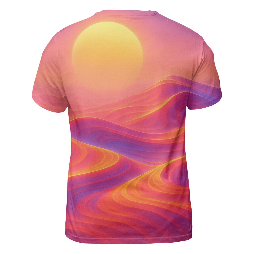 Neon Dune Reverie unique graphic print tees