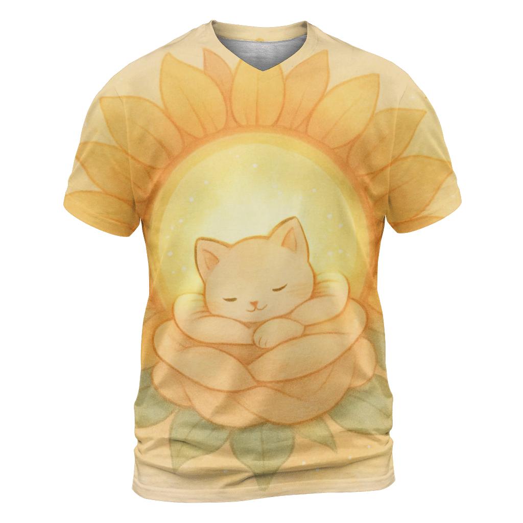 Sunflower Portal Cat Nap unique graphic print tees
