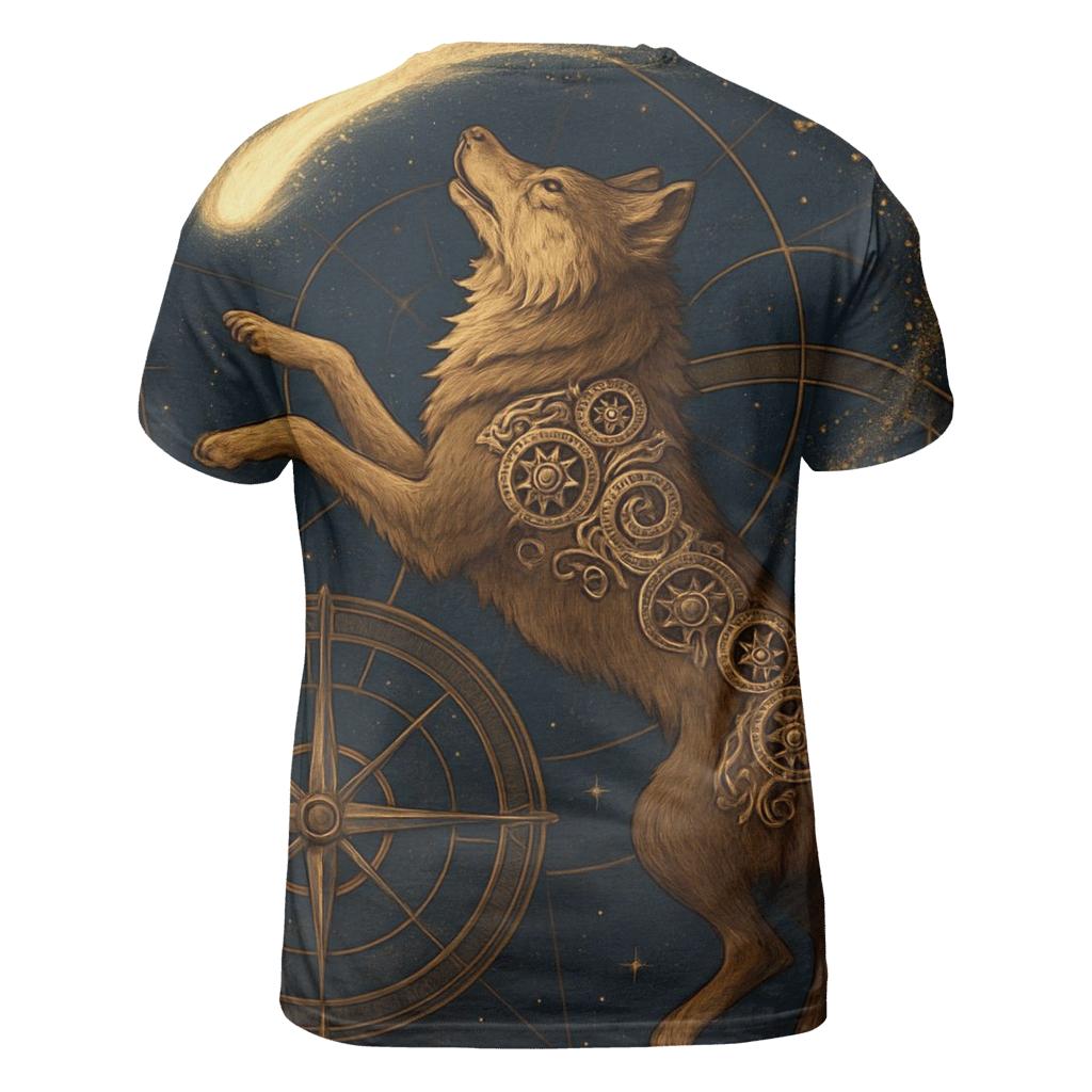 Clockwork Comet Hunter vibrant all-over design tees
