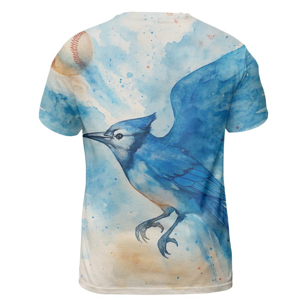 Skybreak Flight With Blue Jays Trajectory designer pattern shirts