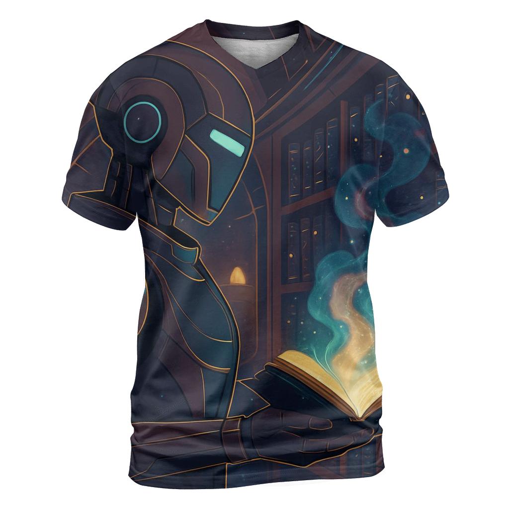The Library Of Living Nebulas statement graphic shirts