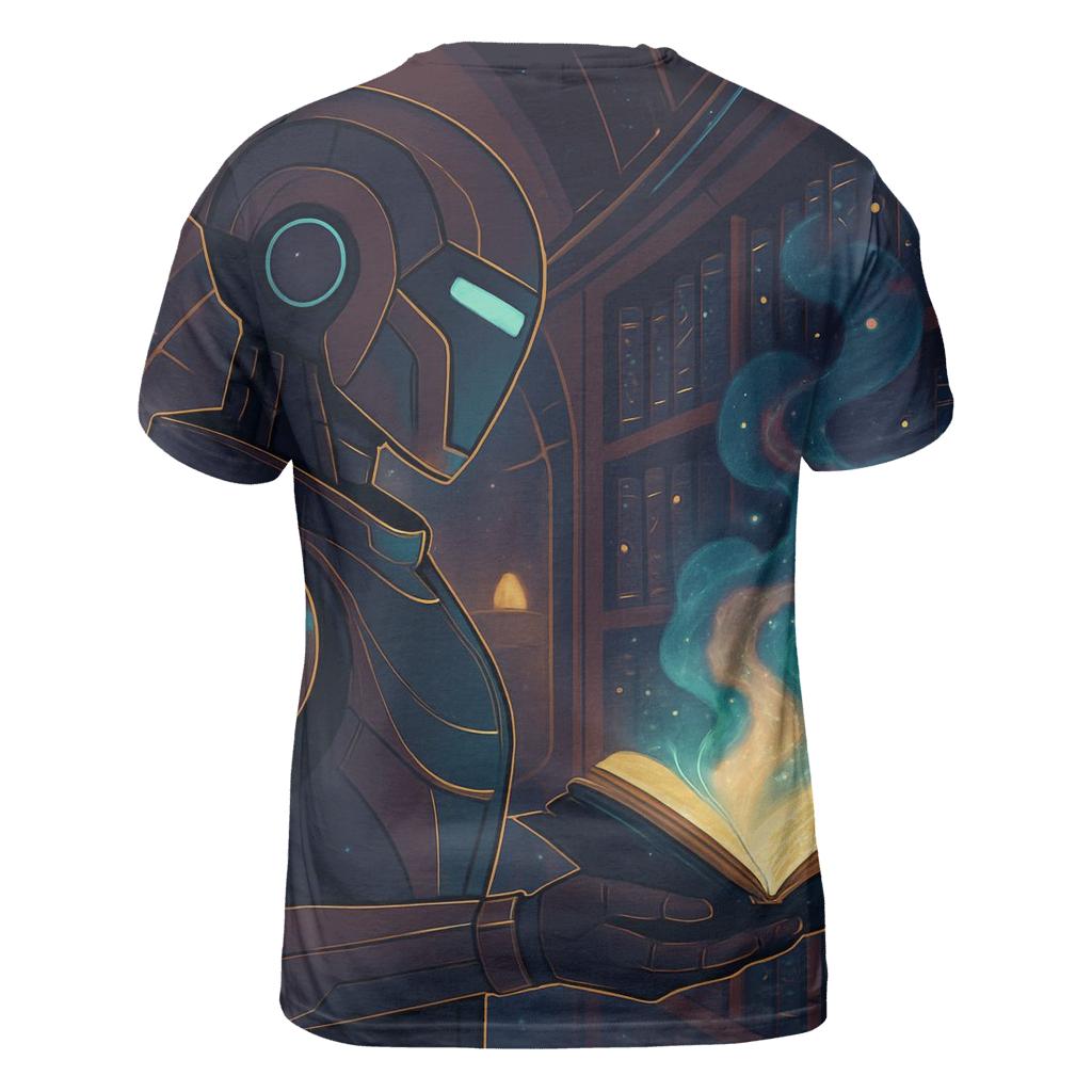 The Library Of Living Nebulas statement graphic shirts