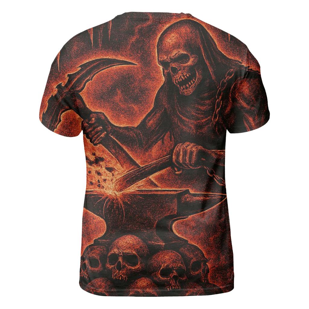 Skull Furnace Of The Blacksmith Wraith trendy printed shirt styles
