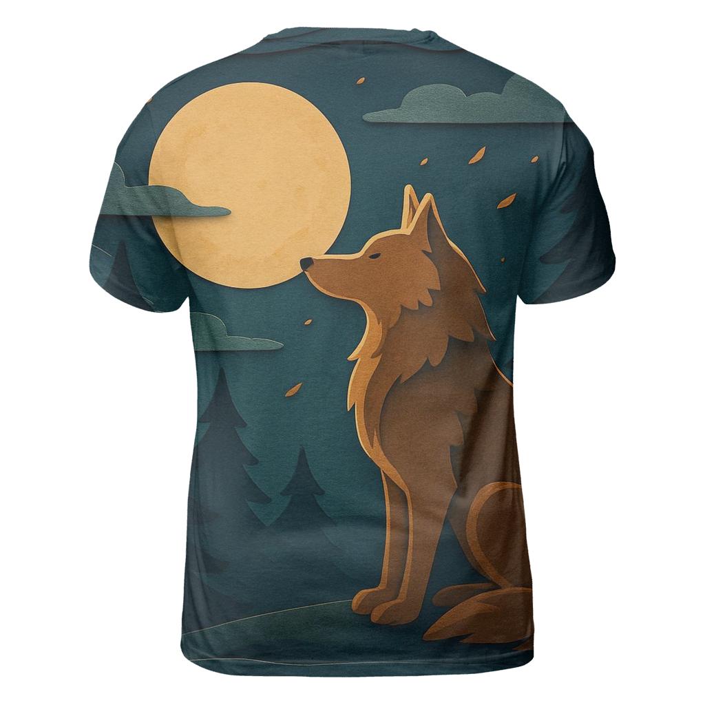 Harvest Moon Paper Theater vibrant all-over design tees