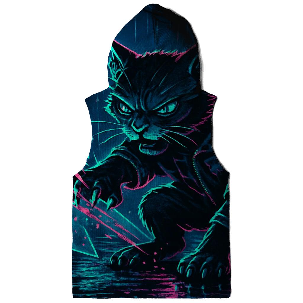 Neon Alley Circuit Breaker Cat hoodies fashion