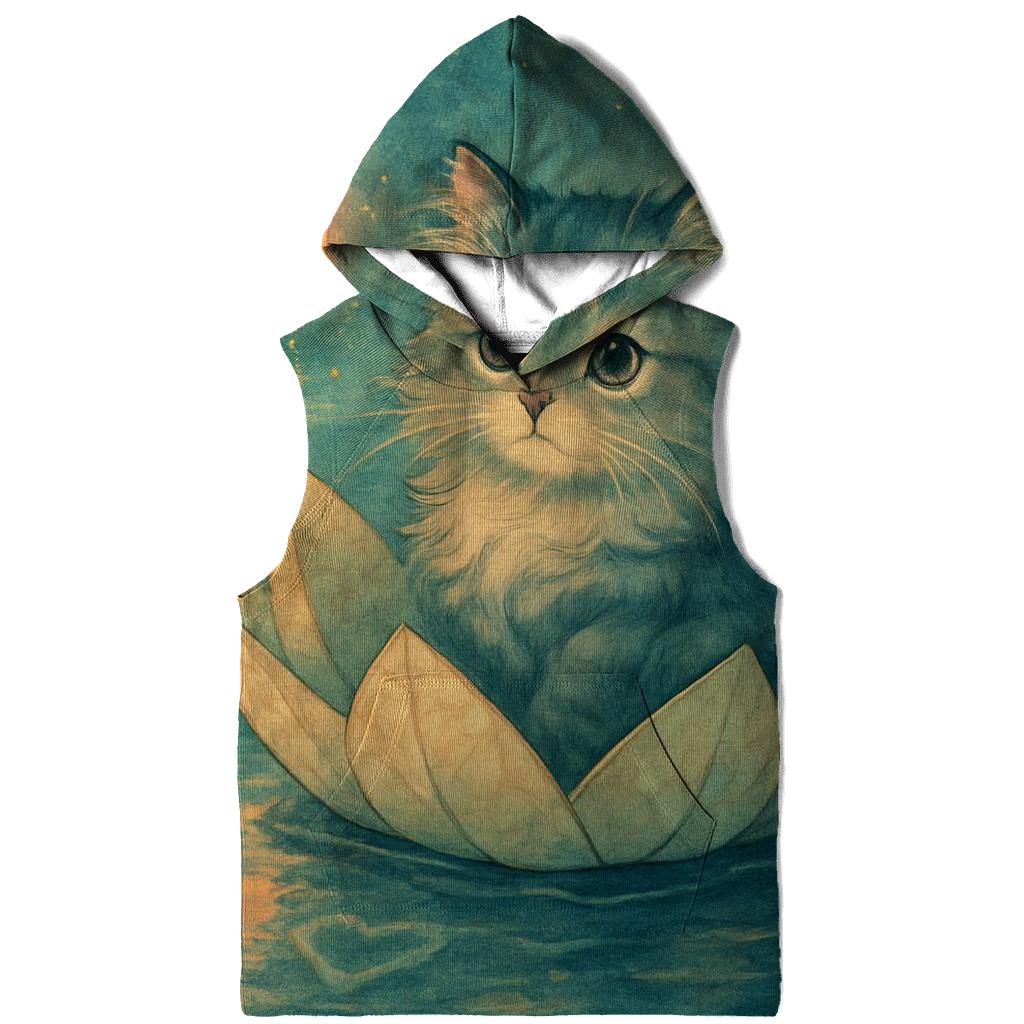 Lantern River Dream Kitten embroidered hoodies