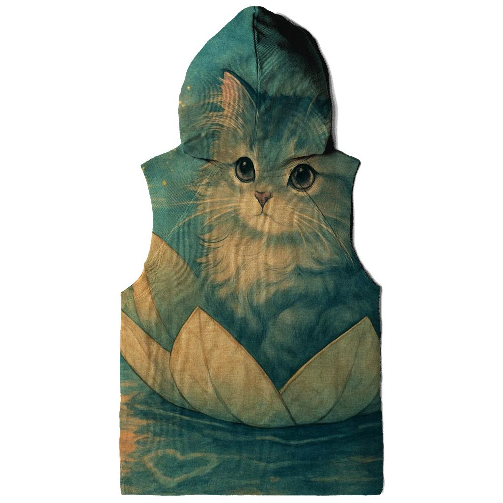 Lantern River Dream Kitten embroidered hoodies